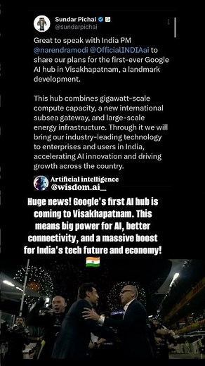 Google's First AI Hub in India! | Visakhapatnam to become a Global Tech Powerhouse?