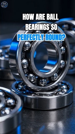 How Are BALL BEARINGS Made So Perfectly Round? ⚙️