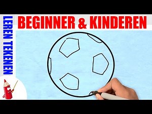 Bal Tekenen in 40s - Leren tekenen voor beginners en kinderen ★ Deel 57