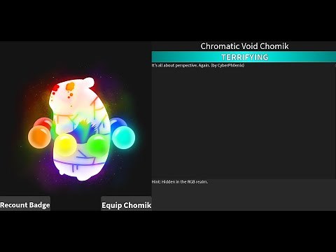 How to get Chromatic Void Chomik - Find The Chomiks
