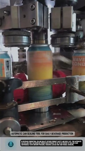 Automatic Can Sealing tool for daily beverage production #tools