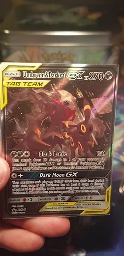 Tag Team GX Alt art Umbreon Darkrai promo #pokemontcg