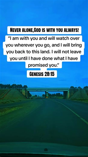 Genesis 28:15 - God Is Always With You