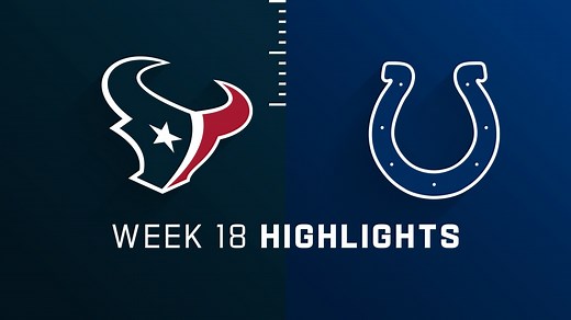 Texans vs. Colts highlights | Week 18