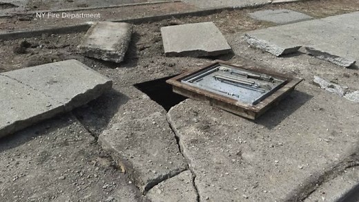 Several manhole covers explode outside of NYC