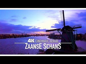 AMSTERDAM ZAANSE SCHANS Drone 4K 🇳🇱 | Holland Aerial Ultra HD