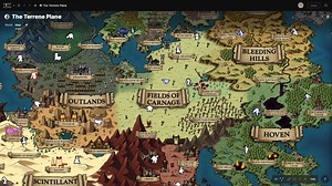 [OC] The Terrene Plane, an interactive map of the Dota 2 world!