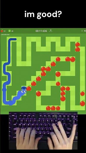 Google snake speedrun chellenge
