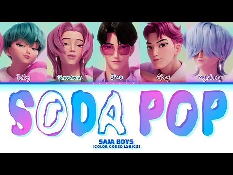 Saja Boys (Kpop Demon Hunters) 'Soda Pop' (Color Coded Lyrics)
