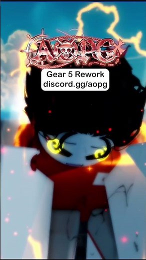 🔥AOPG Gear 5 Rework THIS WEEKEND 🔥#aopg #roblox #anime #onepiece