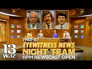 WJZ-TV Baltimore | Eyewitness News 11PM Newscast Open | 1983-1987 | WJZ 13