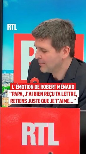 "Dad, I received your letter, just remember that I love you": Robert Ménard's emotional reaction ...