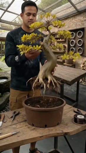 From TRASH to TREASURE ✨ Azalea in Bloom (30 sec bonsai)