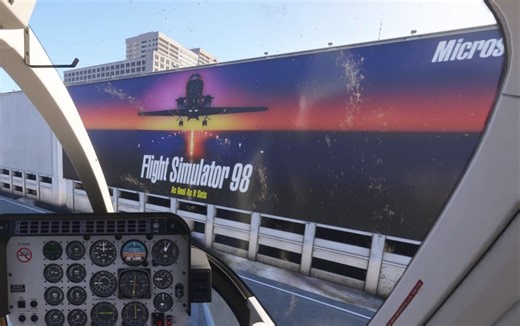 [微软模拟飞行2024]香港启德彩蛋，致敬Flight simulator 98！