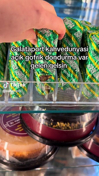 Galataport Kahve Dünyası'nda Acil Gofrik Dondurma