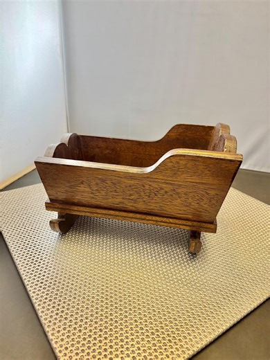 Vintage Wooden Doll Cradle, 9" Long : Hand Crafted Farmhouse Style - Etsy