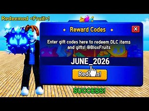 8 NEW CODES ALL WORKING CODES IN BLOX FRUITS JUNE 2026! 😱 FREE XP BOOSTS & STAT RESETS! (ROBLOX)