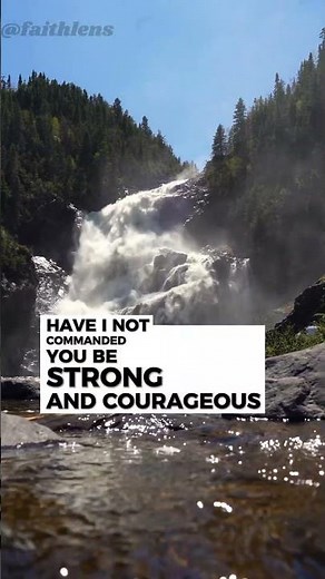 God's Command: Be Strong & Courageous (Joshua 1:9) 🙏✝️ #faith