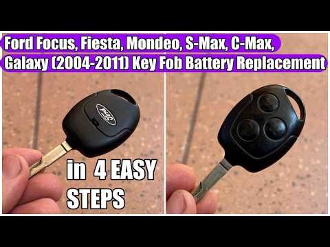 Ford Focus 2 Mk2, Fiesta, Mondeo, Ka, Transit, S-Max, C-Max, Galaxy 2006 Key Fob Battery replacement