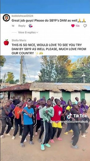 SB19's DAM DC in Nairobi, Kenya 🇰🇪 by dancers from Mathare Kids Talents Hub!