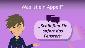 was ist ein Appell? • Bedeutung und Appellformen