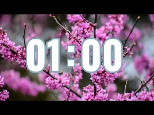 1 Minute Countdown Timer - Spring Blooms - Calm and Relaxing Music