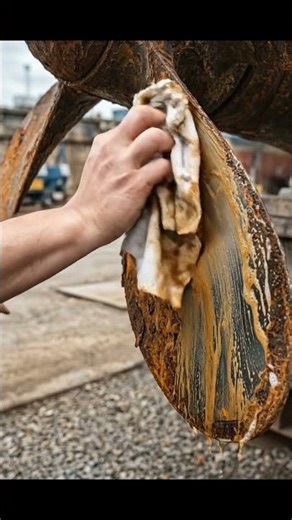 Industrial Rust Removal – Ship Propeller Deep Clean Transformation ASMR