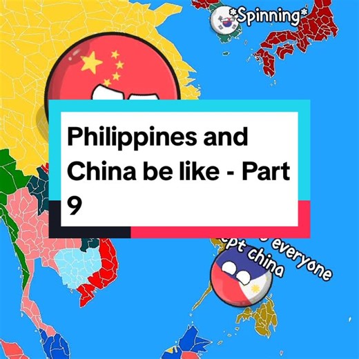 Philippines and china be like - Part 9 #worldprovinces #countryballs