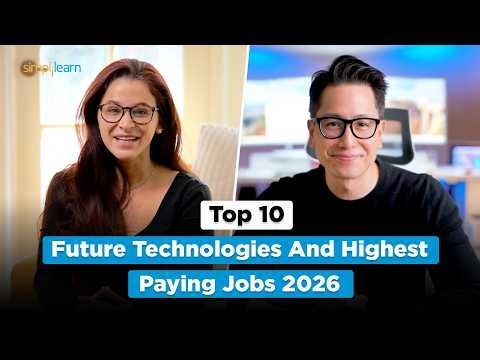 Top 10 Future Technologies And Highest Paying Jobs 2026 | High Paying Technologies 2026 |Simplilearn