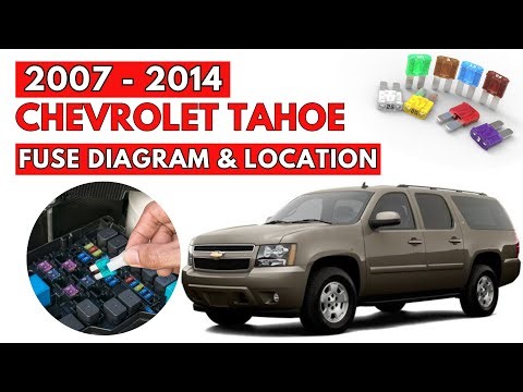 Chevrolet Tahoe (2007 to 2014) Fuse Box Diagrams & Location User Guide
