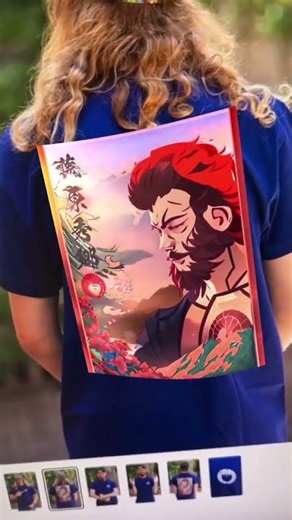 Concept AI + WebAR in clothing #augmentedreality #webar #ai Original T Shirt by @IciJaponCorp