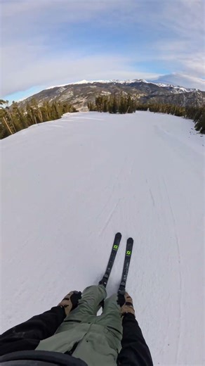 Great Feeling Finding Empty Zones at Keystone 🎿❄️ #skiing #keystone #ski #epic #shorts #pov