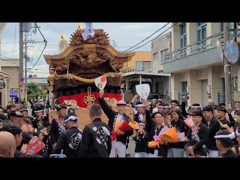 All Hanshin Giants Master Combo 50th Anniversary Danjiri Memorial Parade Hamahachicho Honmiya Aft...