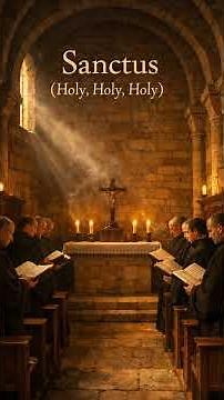 Sanctus (Holy, Holy, Holy) | Gregorian Chant from the Mass #sanctus #holyhholyholy #gregorianchant