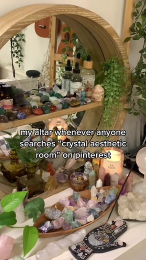 Aesthetic Crystal Room Tour: Organizing Your Crystals