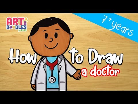 How to draw a DOCTOR - health care hero - National Doctors Day