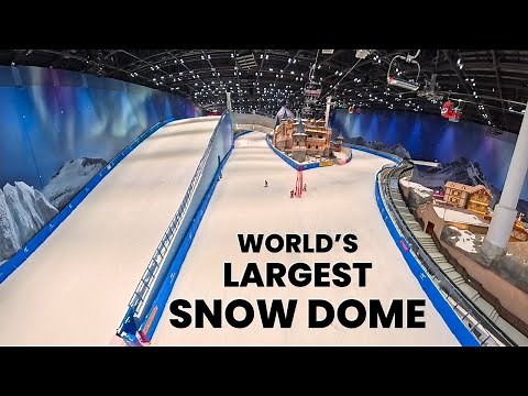 Inside the WORLD’S LARGEST SNOW DOME – Quick Tour