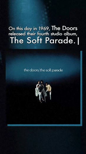 On this day in 1969, The Doors released THE SOFT PARADE - a bold left turn that brought horns, strings, and full orchestration into their sound. With hits like “Touch Me” and deep cuts like “Wild Child,” the album split opinions but pushed the band’s creative limits. What’s your favorite track? Listen to the album here: https://found.ee/StreamTheSoftParade Photos by Henry Diltz and Getty Images. | The Doors