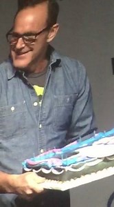 Clark Gregg was surprised yesterday with a birthday cake at WonderCon! Today is his special day and he has a message for all the #AgentsofSHIELD fans! | Agents of S.H.I.E.L.D.