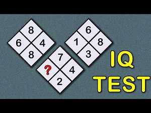 Diamond Pattern IQ Test | Can You Find The Missing Number?
