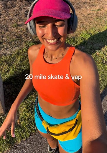 20-Mile Leisurely Skate: Slaloms & Hill Speed