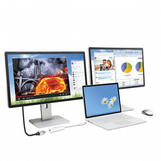 JUA254 USB™ to HDMI™ Multi-Monitor Adapter