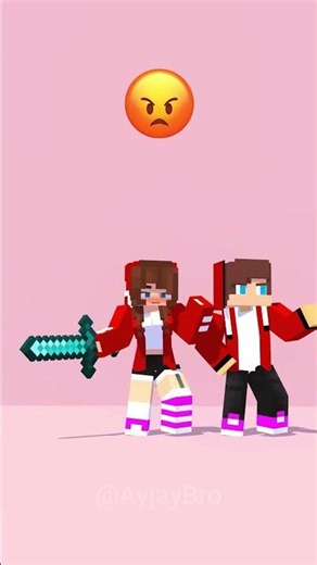 Nervy Dance (Angry Version) 😣😡 - MAIZEN Minecraft Animation #shorts #minecraftanimation #dance