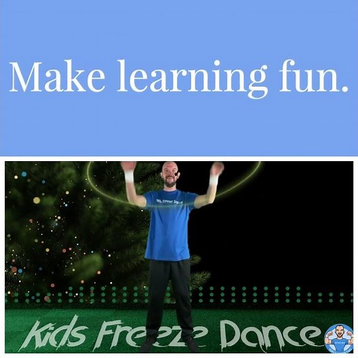 Christmas themed freeze dance brain break to practice counting Gingerbread men