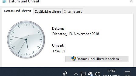 Windows 10: Uhrzeit falsch? Mit Atomuhr-Zeitserver synchronsieren – so geht's