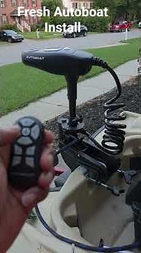 Auto Boat install on Pelican Bass Raider 10e