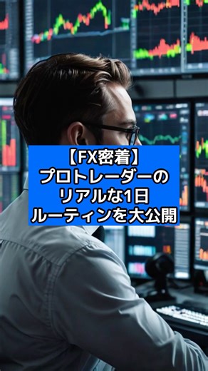 【FX密着】プロトレーダーのリアルな1日ルーティンを大公開#バイナリー#バイナリーオプション#fx