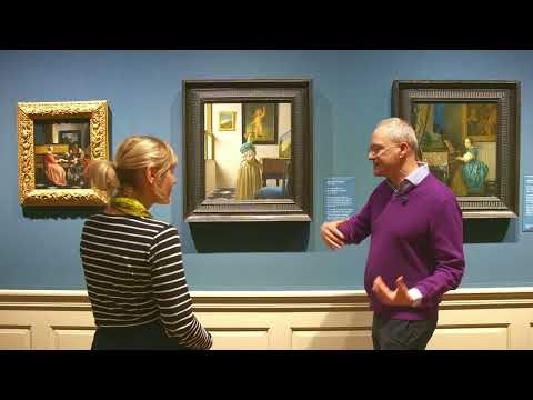 Johannes Vermeer's 'A Young Woman Standing At A Virginal', the National Gallery, c.1670-72