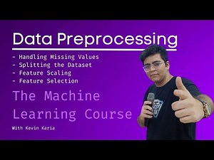1.3 Data Preprocessing | The Machine Learning Course | Kevin Karia #coding #python #crashcourse