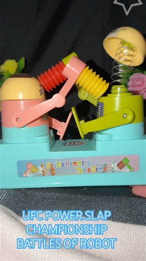 5 SECONDS Double Hammers Table Game | UFC POWER SLAP CHAMPIONSHIP BATTLES OF ROBOT #trending #5130